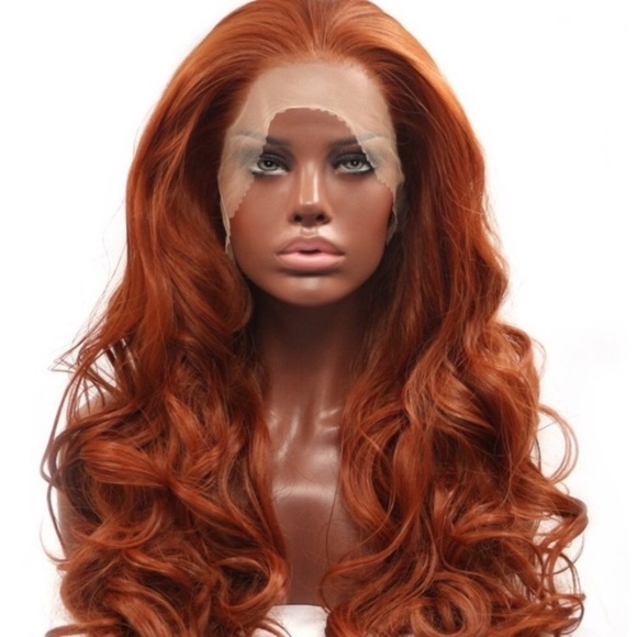 💫GINGER 24” BODY WAVY CURLY  LACE FRONT WIG💫 NWT